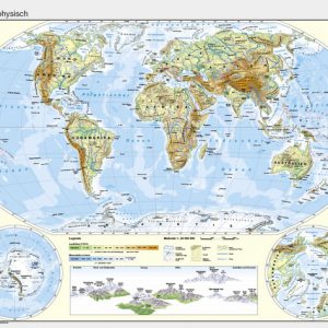 Wandkarten Geographie Die Erde
